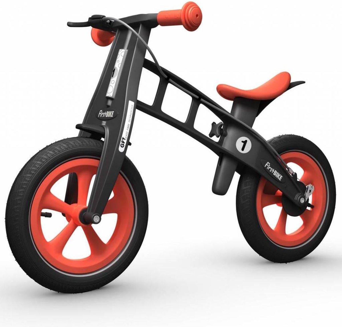 Loopfiets Limited Rood - met rem
