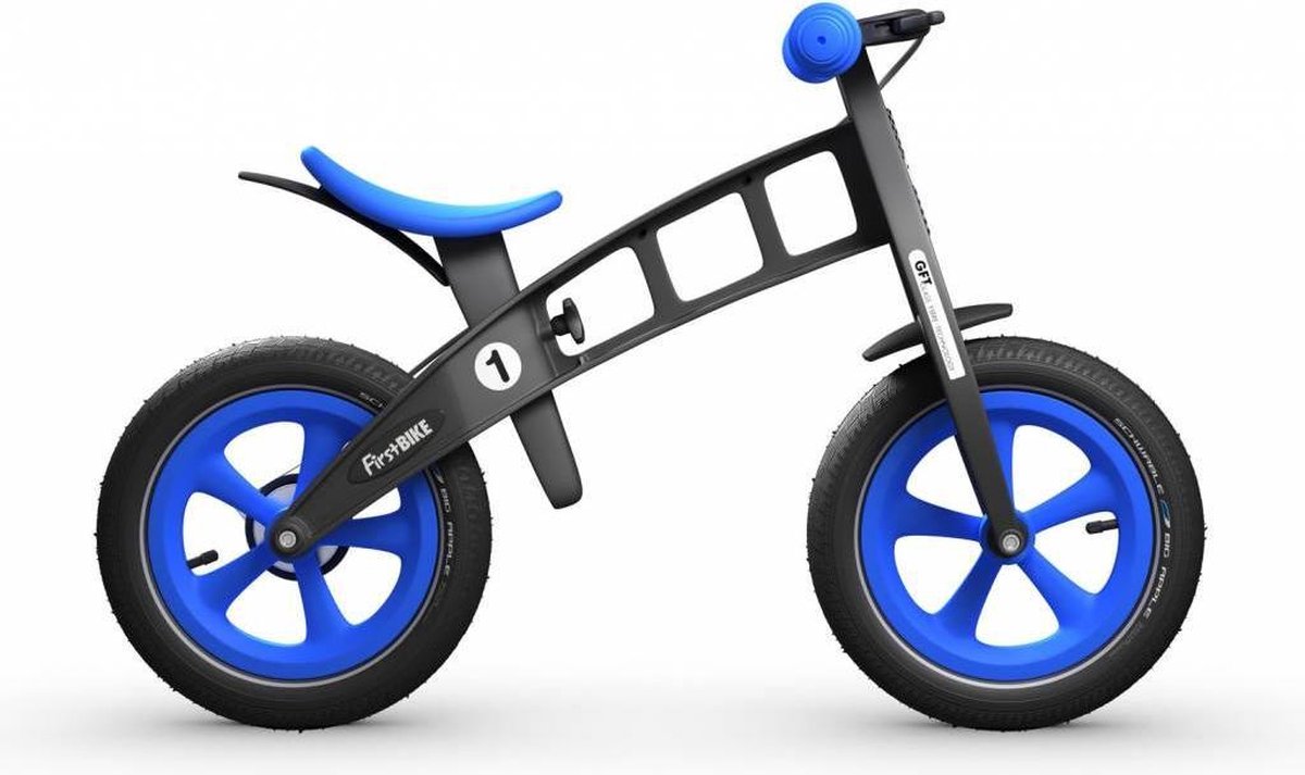 Loopfiets Limited Blauw - met rem