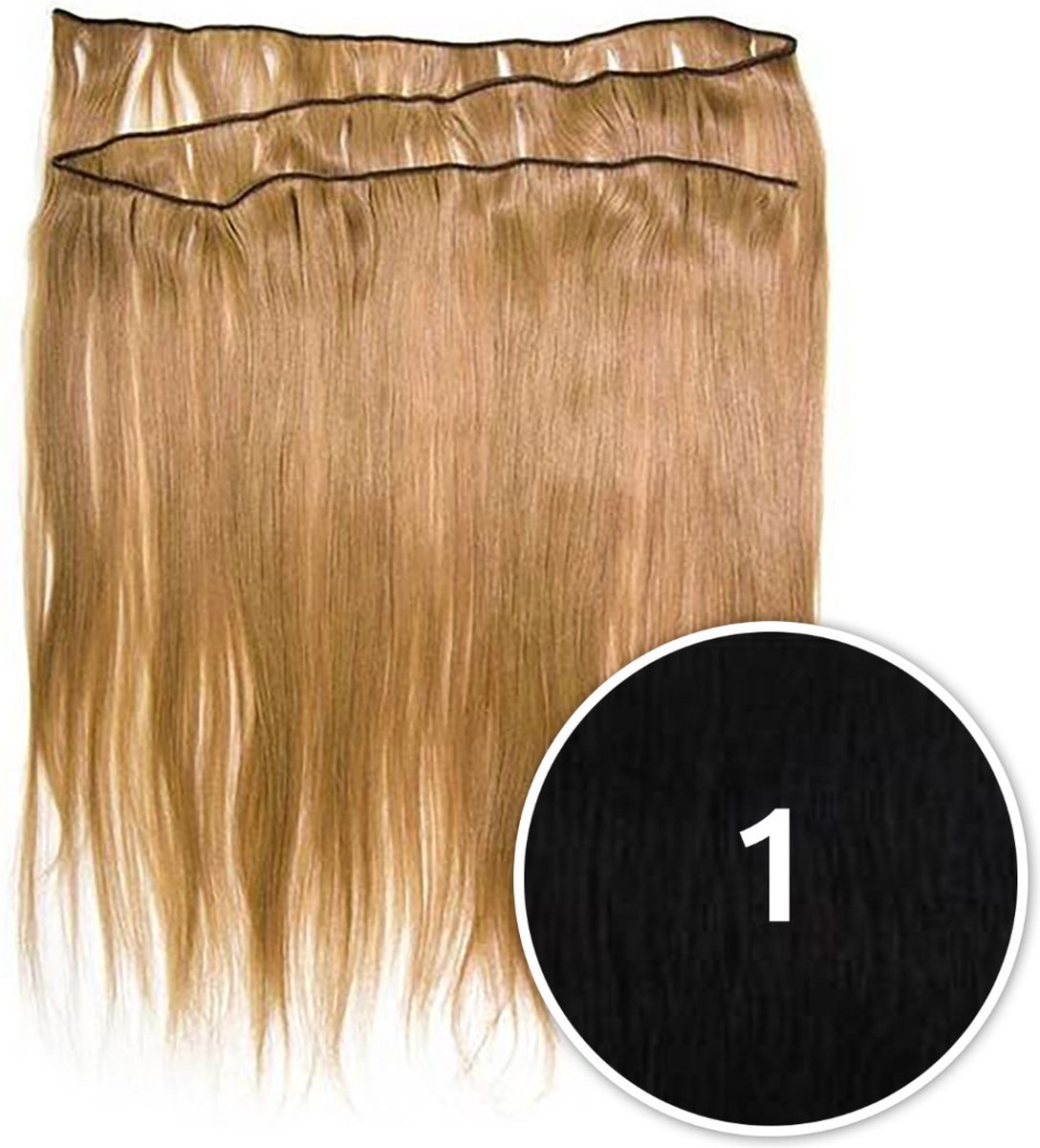 Balmain - Backstage Weft - Human Hair - 1 Black - 40 cm