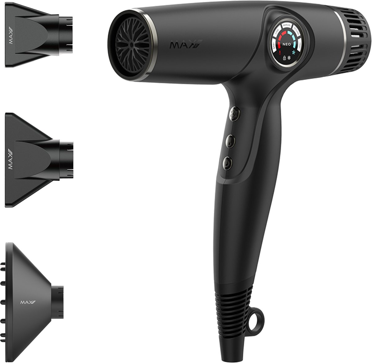 Max Pro - Neo 2100W Föhn - Zwart
