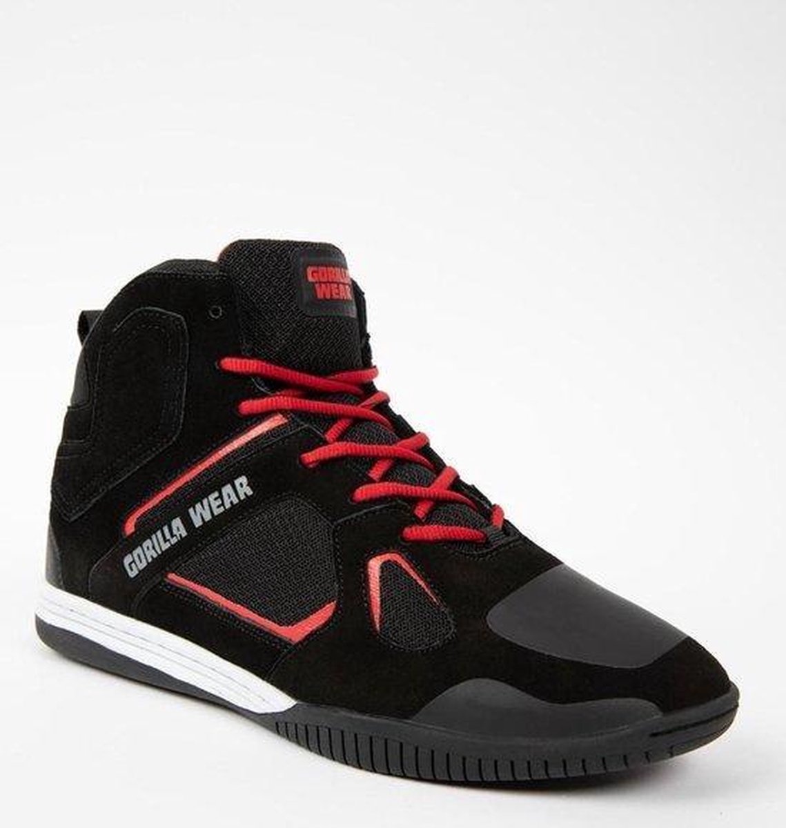 Gorilla Wear Troy High Tops Sportschoenen - Zwart/Rood - 36