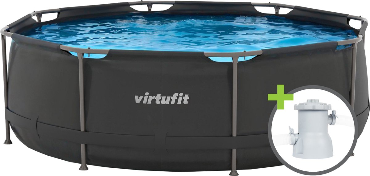 VirtuFit Rond Zwembad - 244 cm - Inclusief Filterpomp