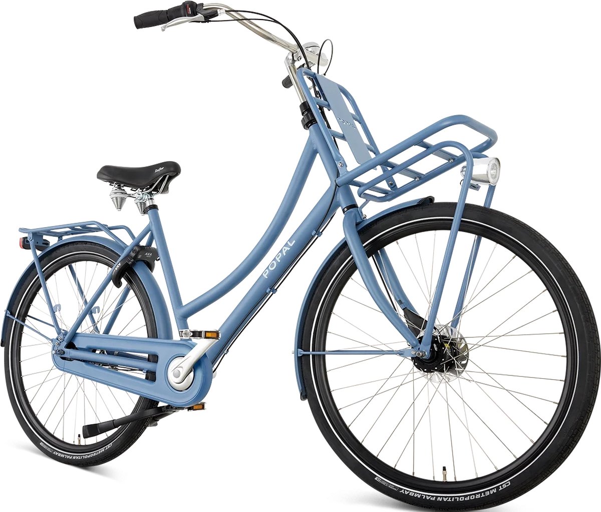 Popal Daily Dutch Prestige N7 2024 Dames Transportfiets Blauw 53 Cm +€40.00 Inruilkorting
