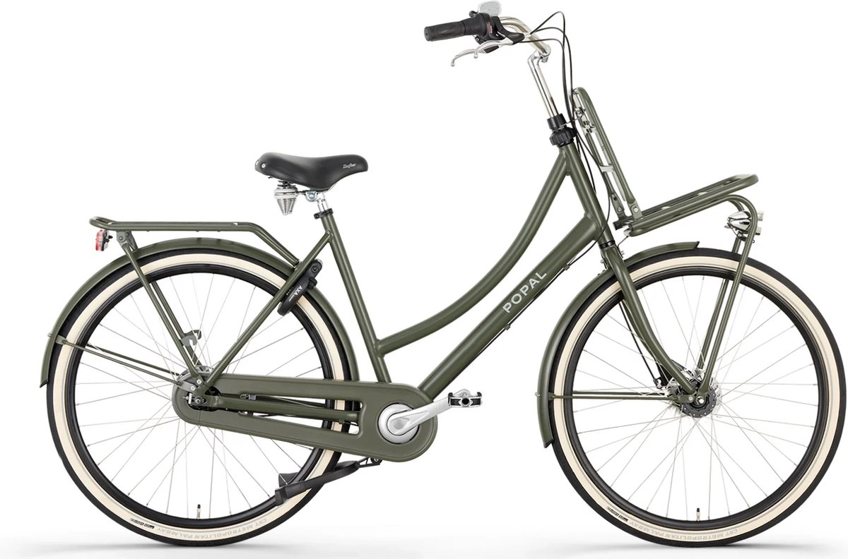 Popal Daily Dutch Prestige N7 2024 Dames Transportfiets Army Green 53 Cm +€40.00 Inruilkorting