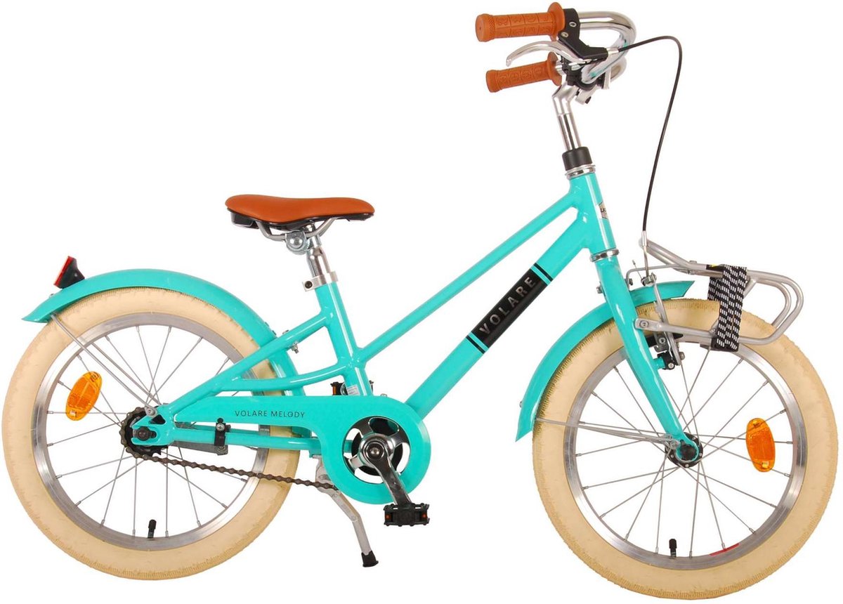 Volare Melody 16 Inch Meisjes Kinderfiets Turquoise  +€20 Inruilkorting