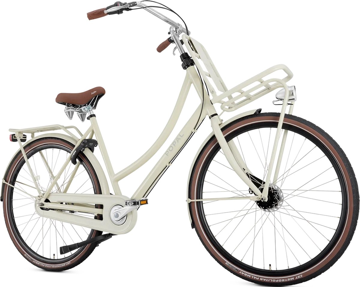 Popal Daily Dutch Prestige N7 2024 Dames Transportfiets Cosmic Sand 59 Cm +€40.00 Inruilkorting
