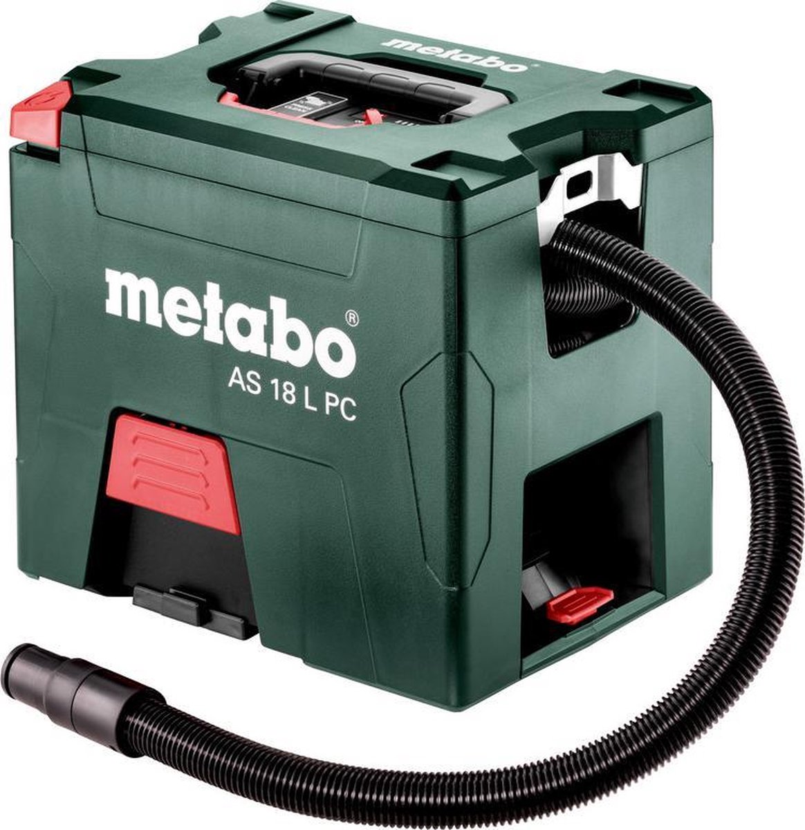 Metabo AS 18 L PC Li-Ion Accu Alleszuiger / Bouwstofzuiger Body - L-Klasse - 7,5L