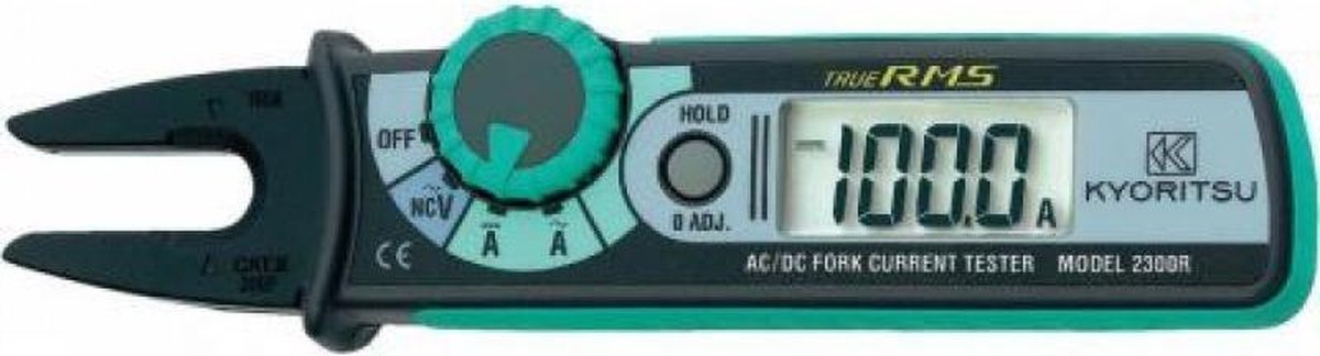 Kyoritsu 2300R True-RMS Mini Vorkstroomtang - AC/DC 100A