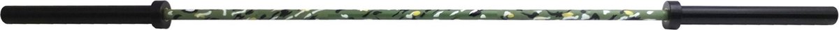 Muscle Power Olympische Halterstang met Camouflage Coating - 20 kg