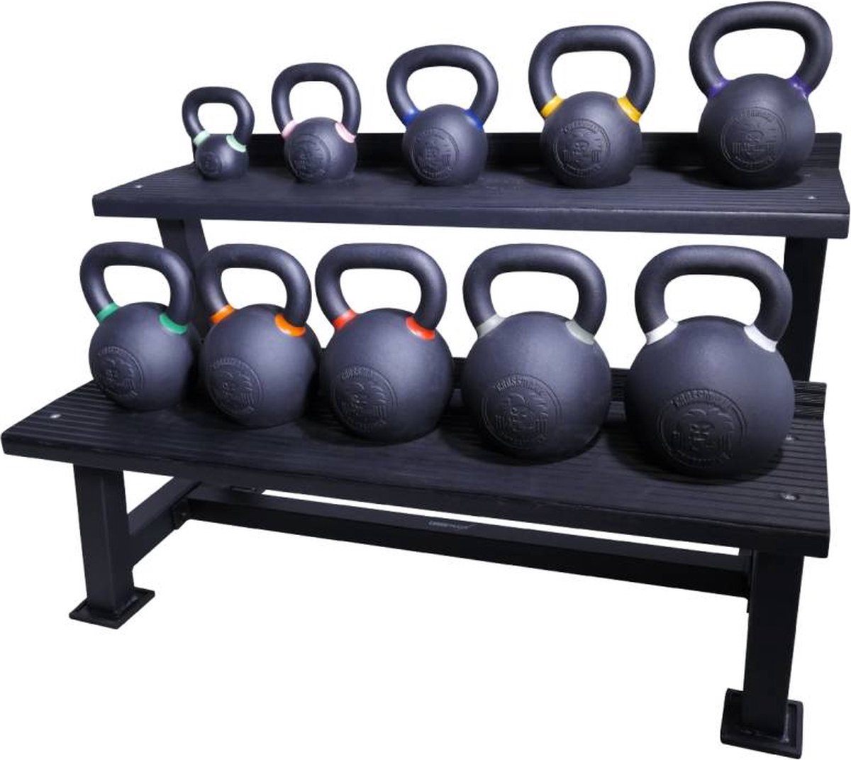 Lifemaxx Crossmaxx Kettlebell Rack - Opbergrek