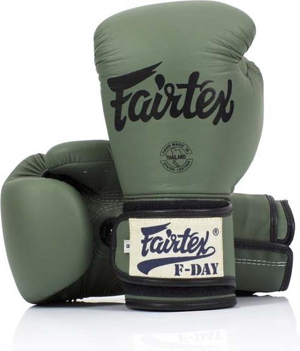 Fairtex F-Day Limited Edition (Kick)bokshandschoenen - Groen - 12 oz