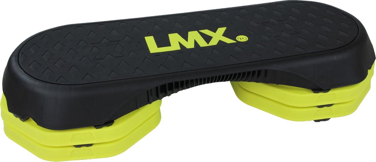 Lifemaxx LMX Fitness Step - Aerobic Stepper - Zwart/Geel