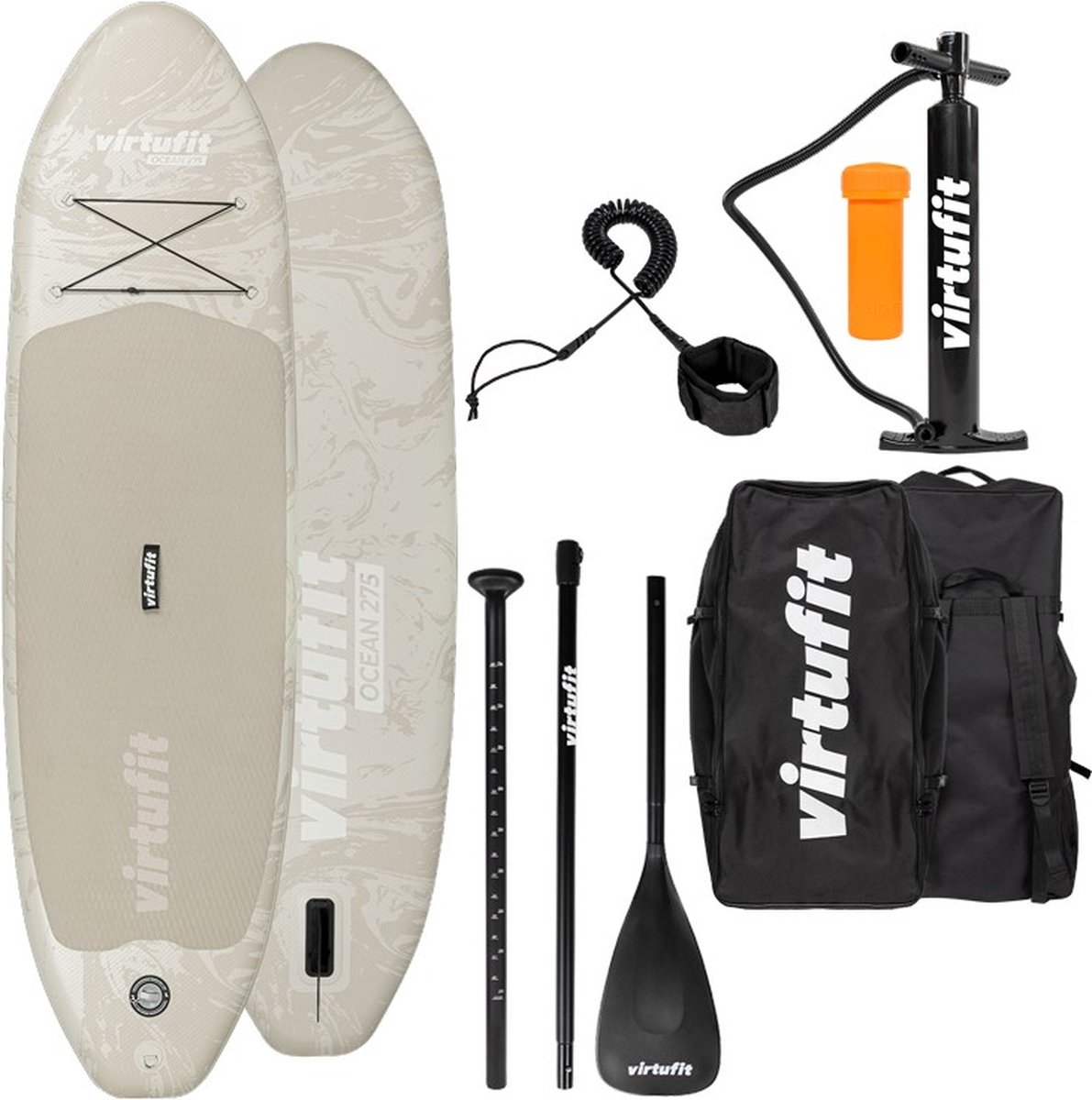 VirtuFit Supboard Ocean 275 - Sand Beige - Met accessoires en draagtas