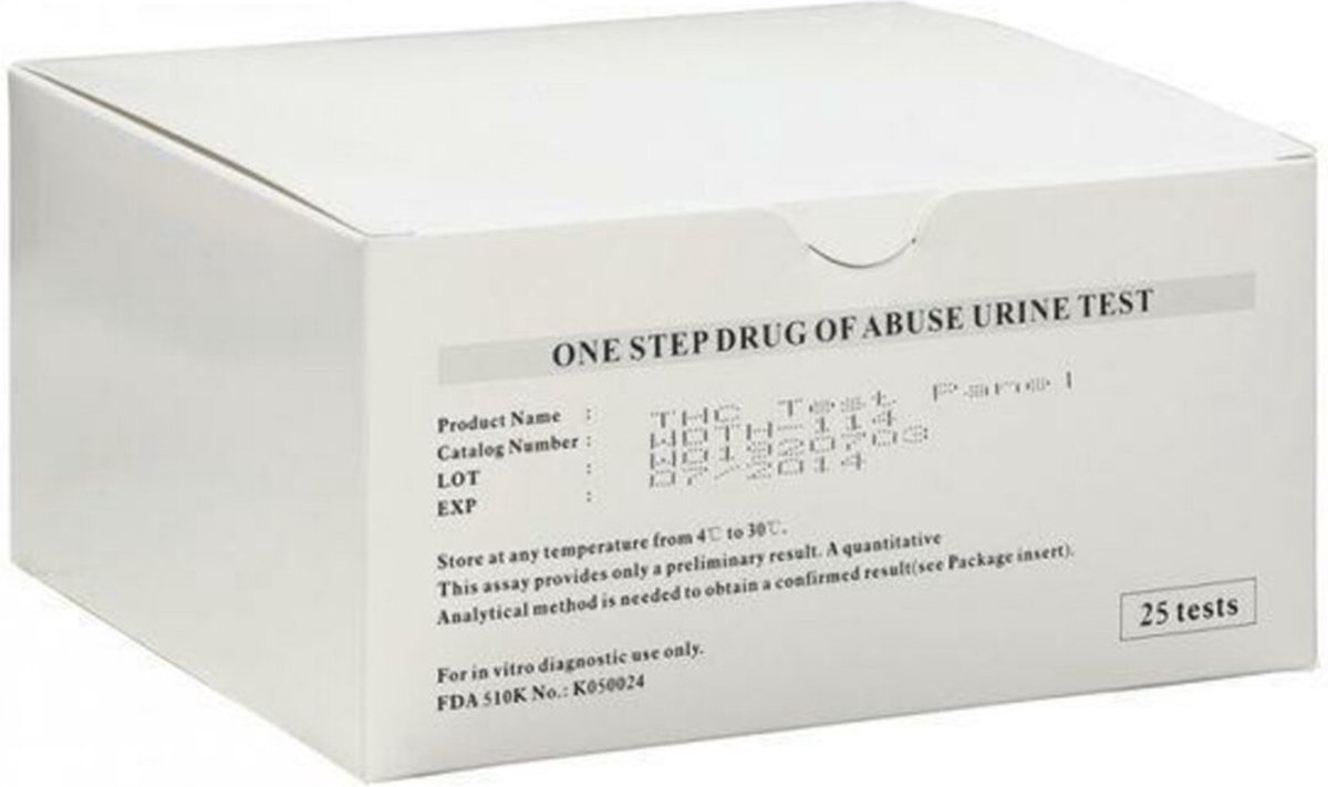 Testjezelf.nu Drugstest Multi DIP Urine 25st