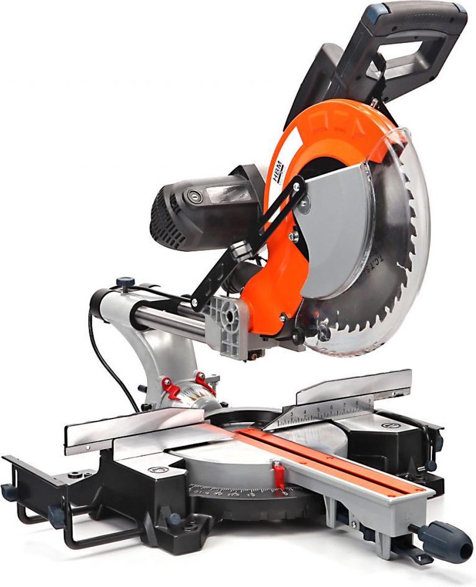 HBM 340 x 90 mm radiaalzaag, afkortzaag, trekzaag met laser