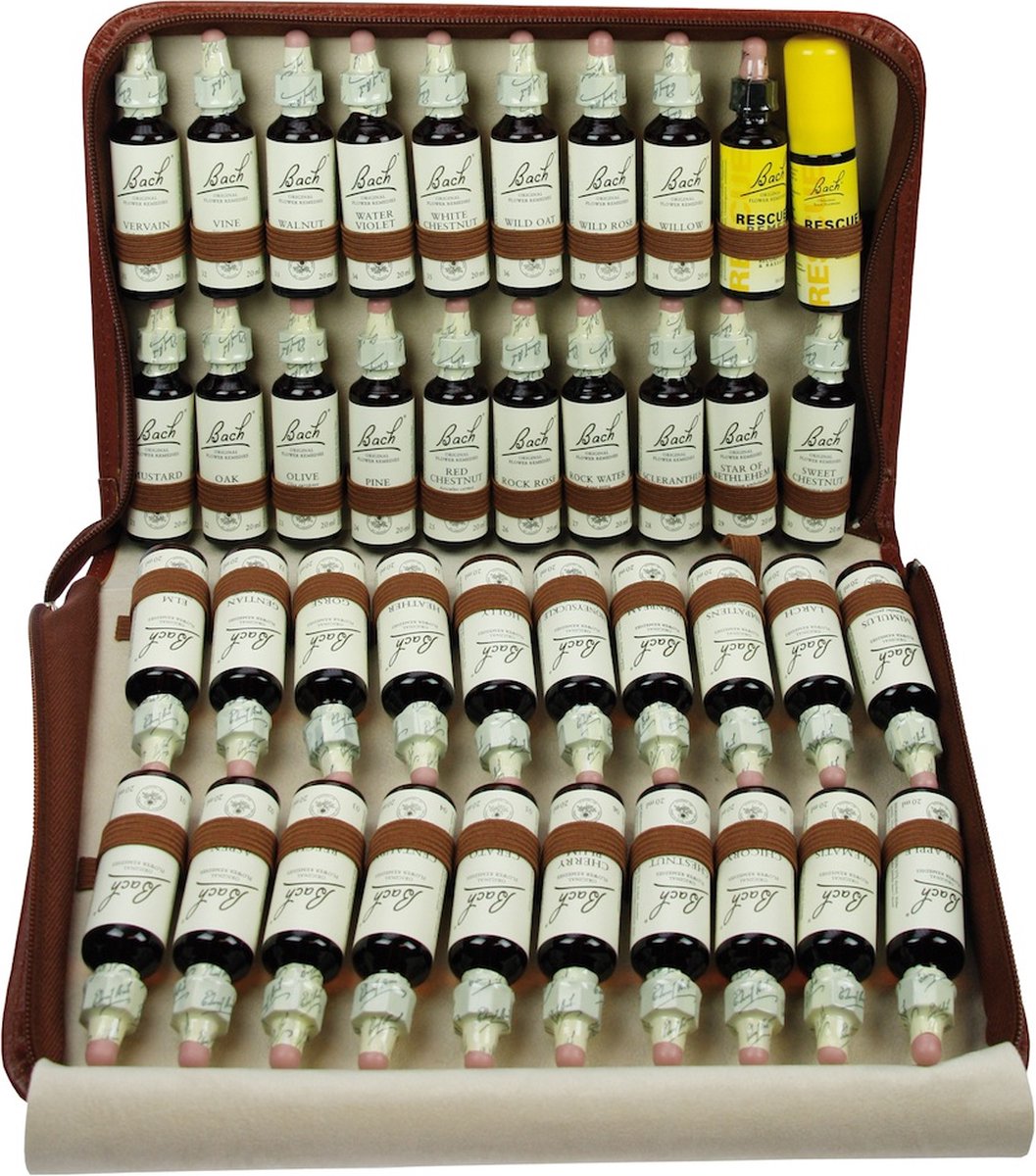 Bach Bloesem Set 20ml Map Leer Luxe