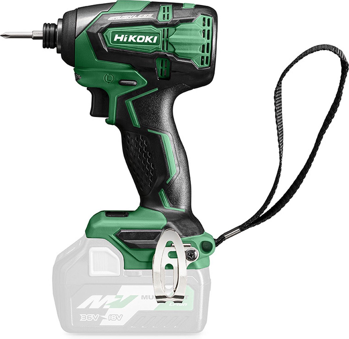 HiKOKI WH18DBSLW2Z 18V Li-Ion Accu Slagschroevendraaier Body In HSC - 172Nm - 1/4"