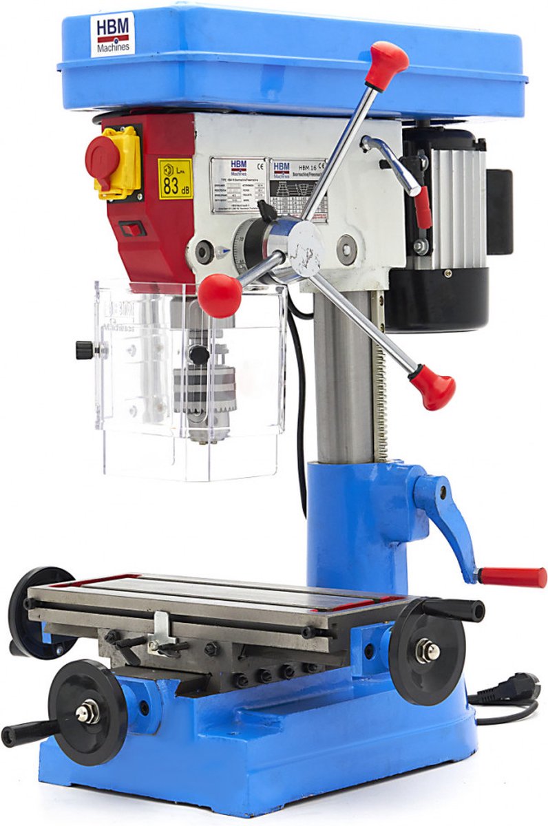 HBM boormachine / freesmachine (+ CE-beschermkap)