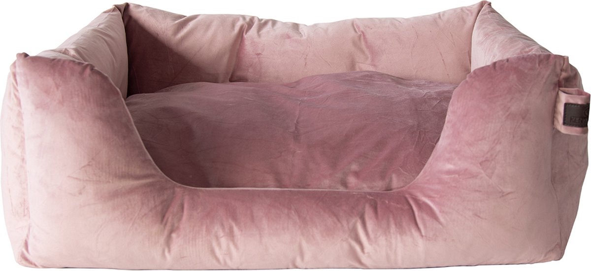 Kentucky Dogwear - Velvet Hondenmand - Oud Roze - M - 80 x 60 cm