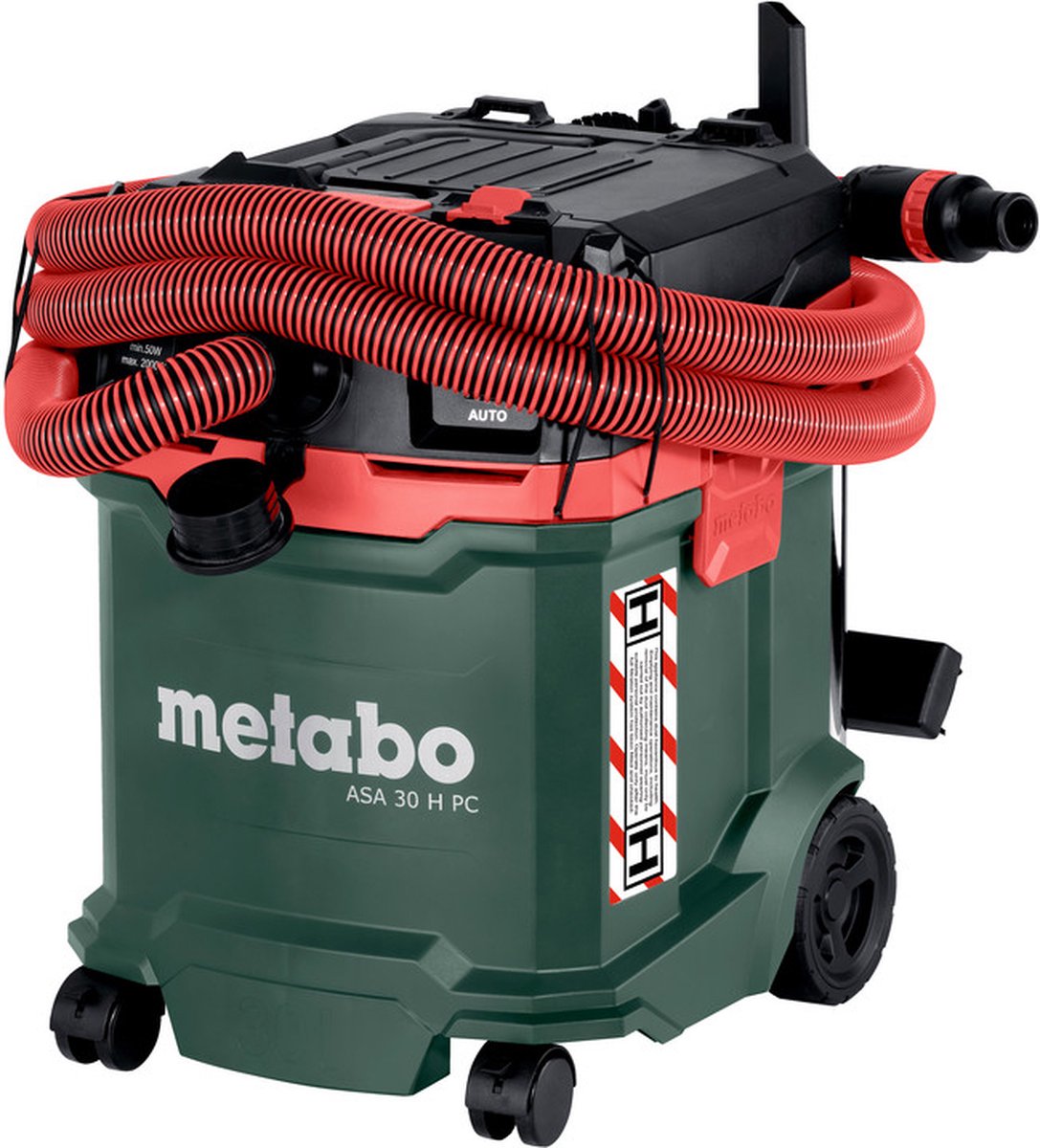 Metabo ASA 30 H PC Bouwstofzuiger - 1200W - H-klasse - 30L