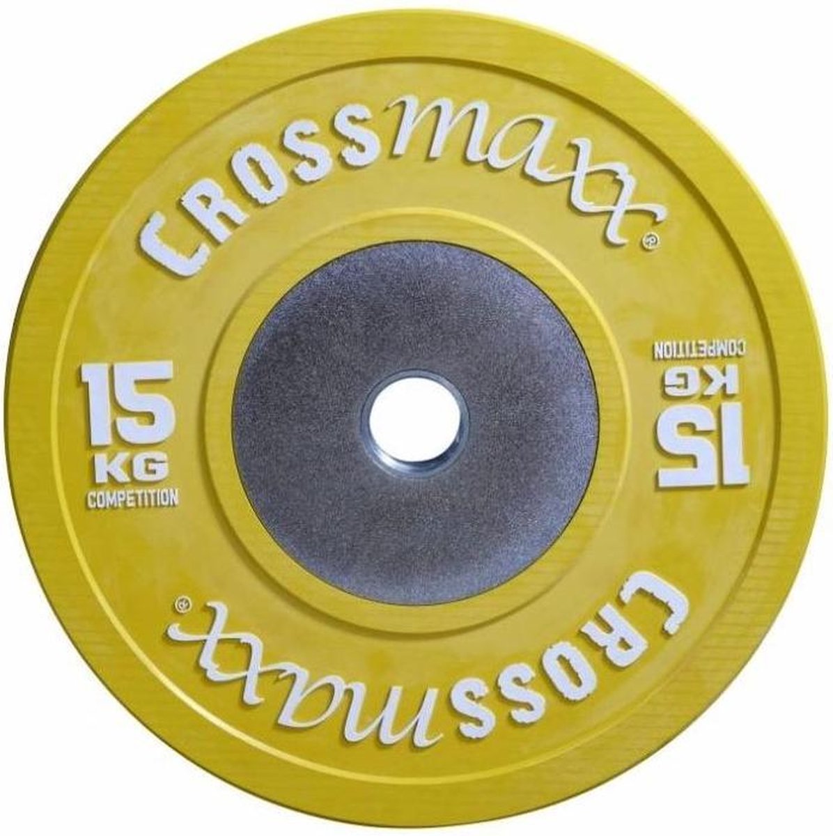 Lifemaxx Crossmaxx Competition Bumper Plate - Halterschijf - 50 mm - 15 kg