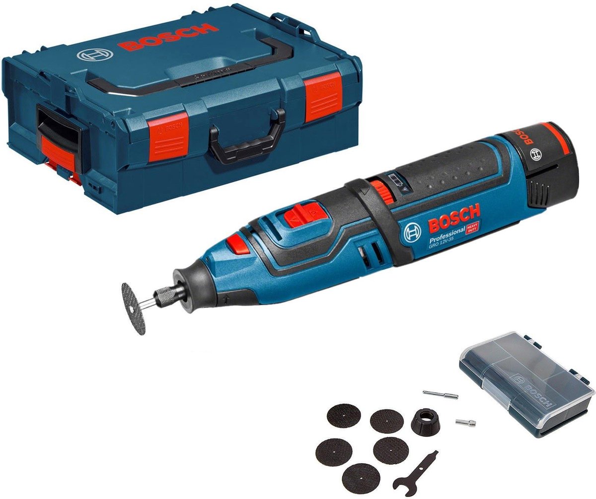 Bosch GRO 12V-35 12V Li-Ion Accu Multitool Body In L-Boxx