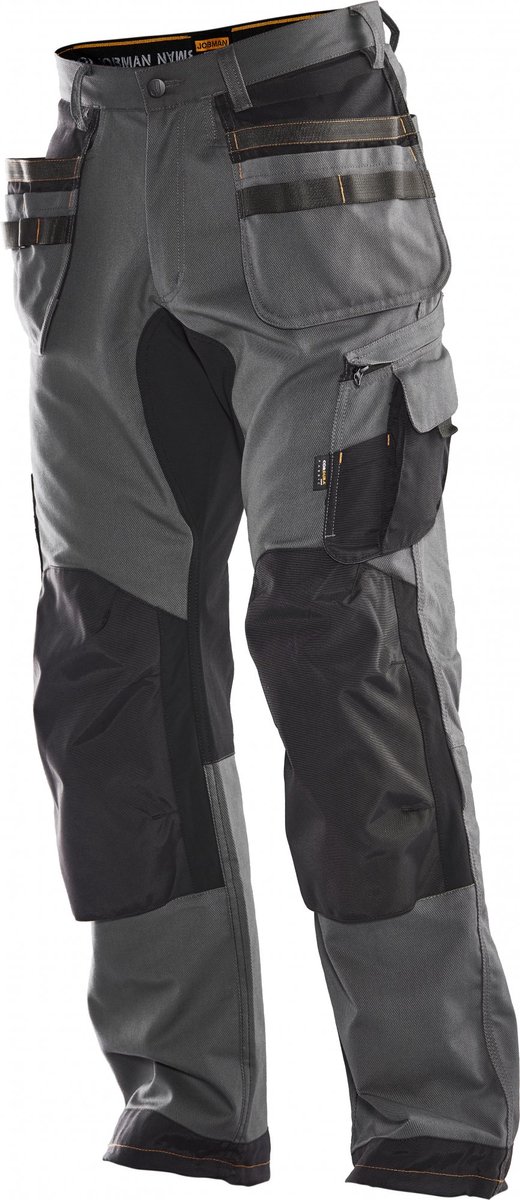 Jobman 2164 Werkbroek Stretch - Maat 52 - Grijs/Zwart