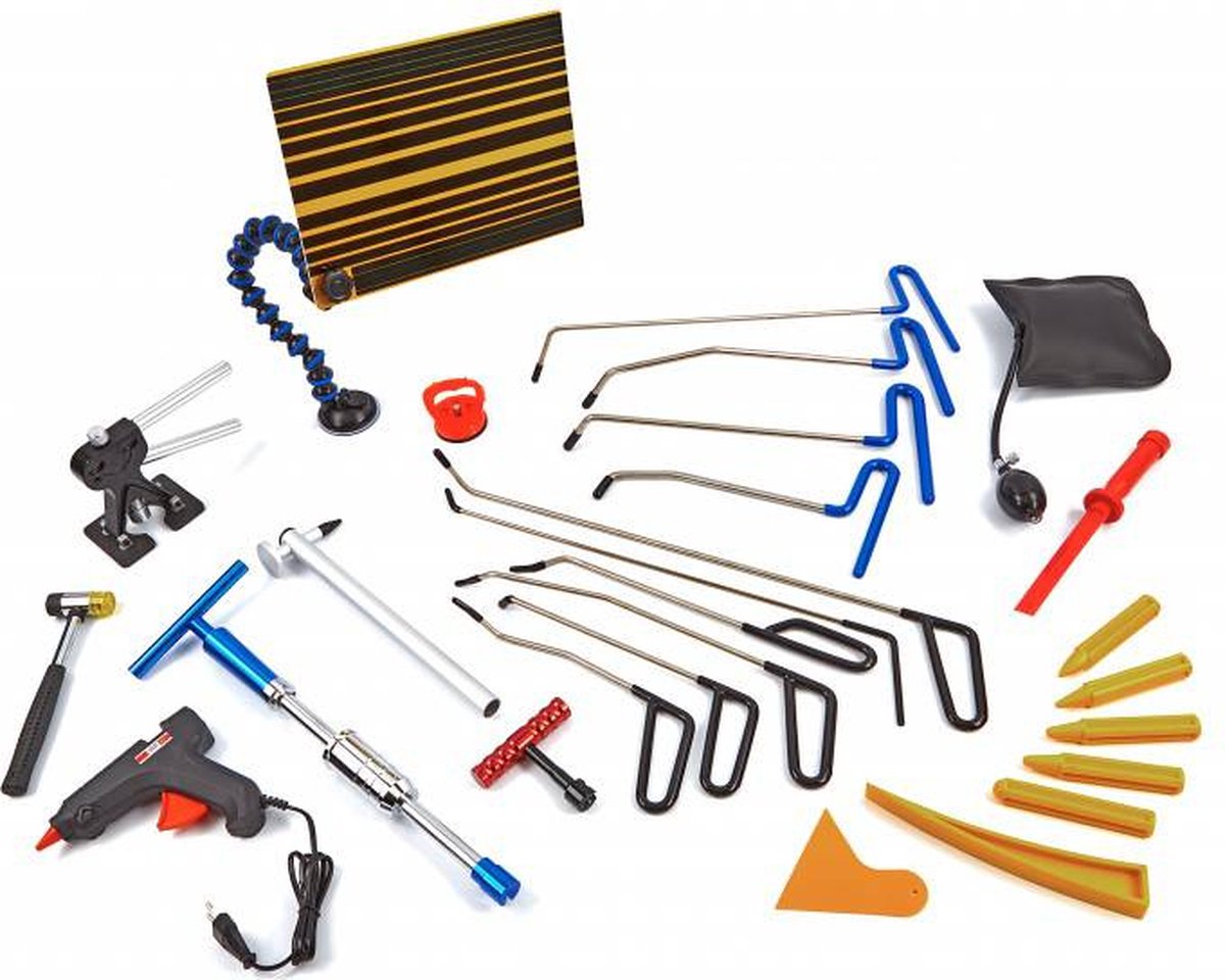 85-delige PROFI uitdeukset / uitdeuken zonder spuiten