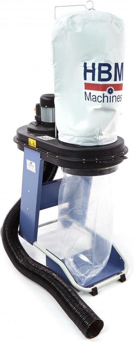 HBM 550 Watt stofafzuiginstallatie met slang en adapters