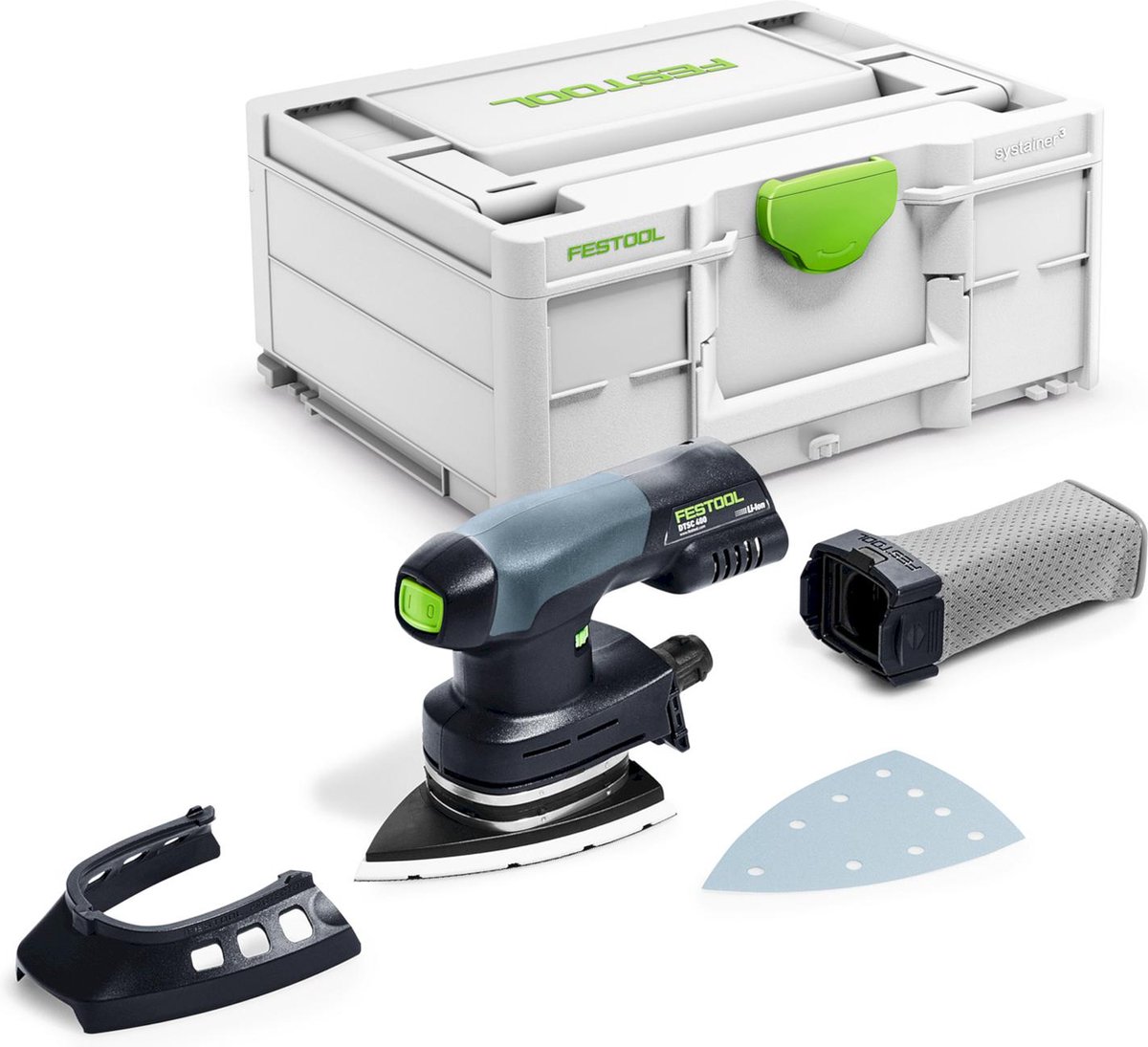 Festool DTSC 400-Basic 18V Li-Ion Accu Deltaschuurmachine Body In Systainer - 100x150mm
