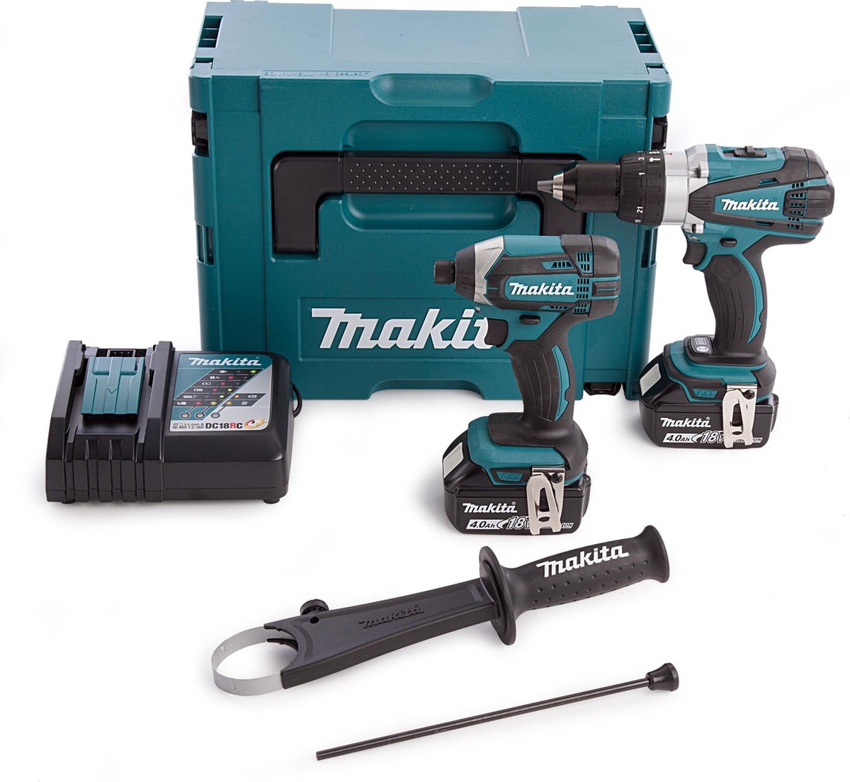 Makita DLX2145MJ 18V Li-Ion Accu Combiset In Mbox (2x 4,0Ah Accu)
