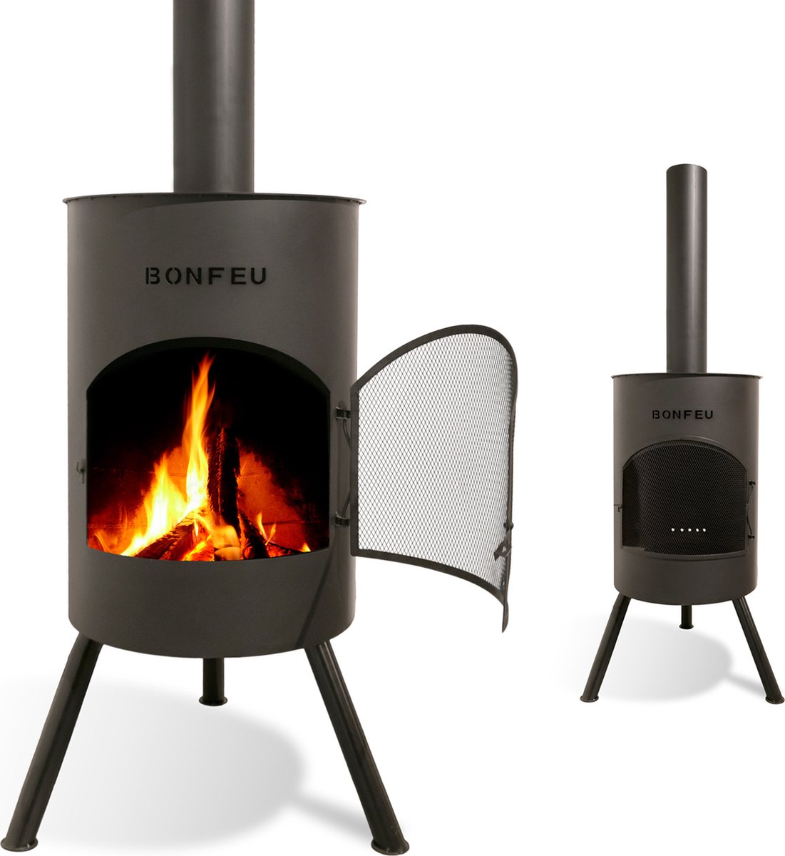 BonFeu 5002 Tuinhaard BonTon 50 - Zwart - 172cm - 50cm