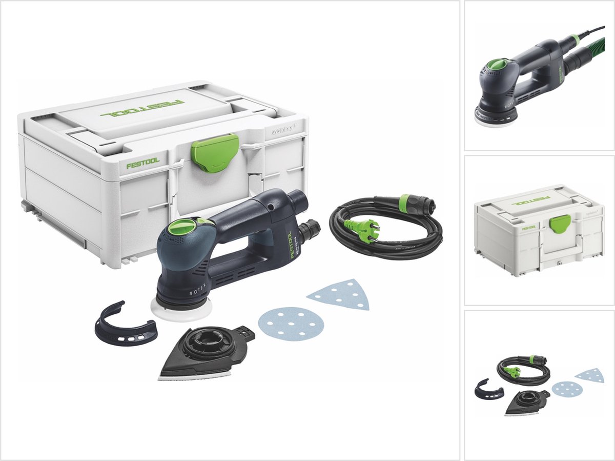 Festool ROTEX RO 90 DX FEQ-Plus Excenterschuurmachine In Systainer - 400W - 90mm