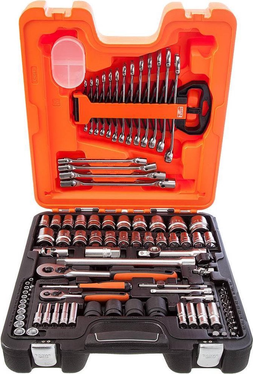 Bahco S87+7 94-delige Dopsleutelset - 1/4"1/2"