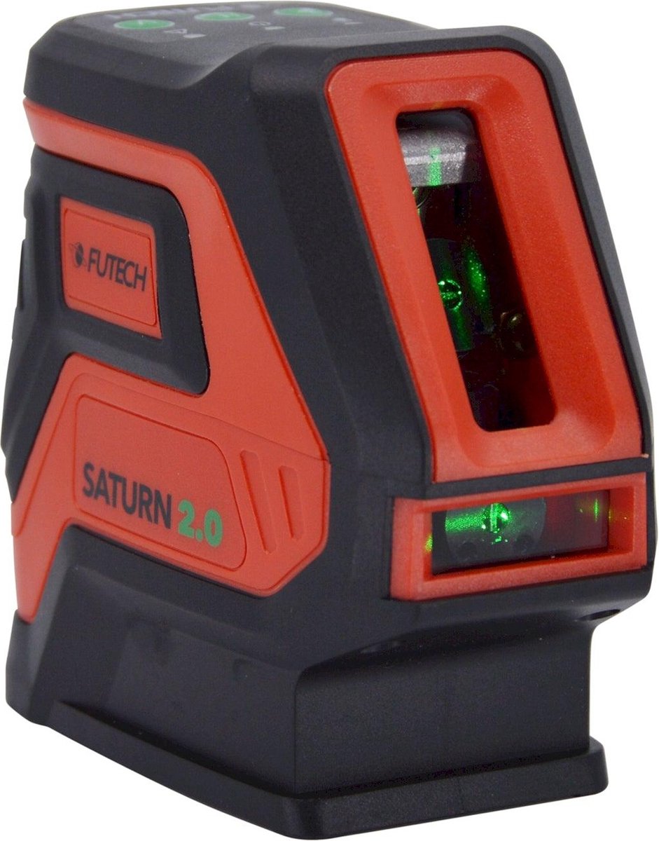 FUTECH Saturn 2.0 Zelf Nivellerende Lijnlaser - Groen - 50m - 2 Lijnen