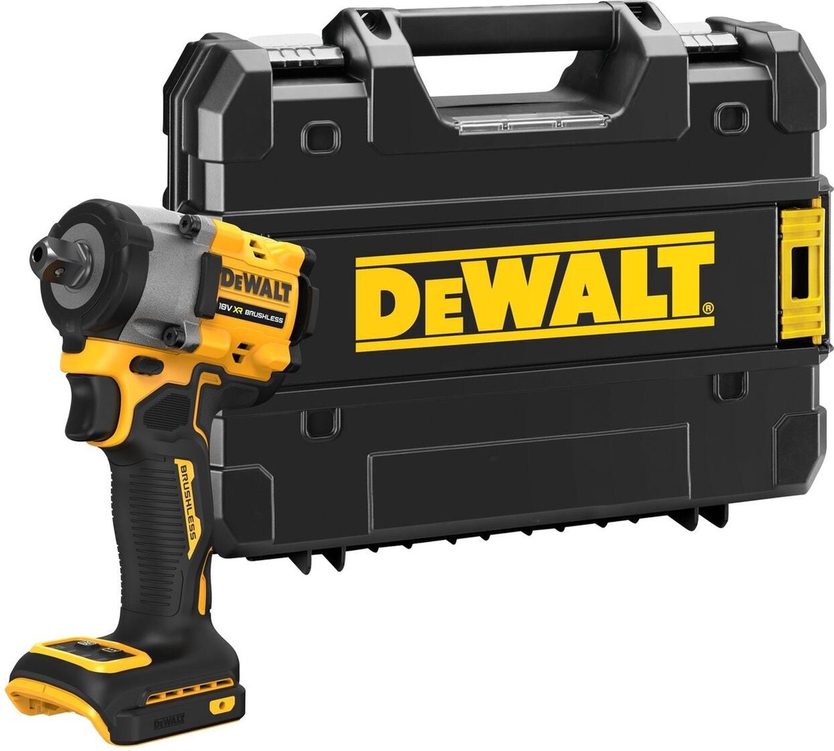 DeWALT DCF922NT 18V Li-ion XR Accu Slagmoersleutel Body Met Ratel In T-STAK Koffer - 1/2"