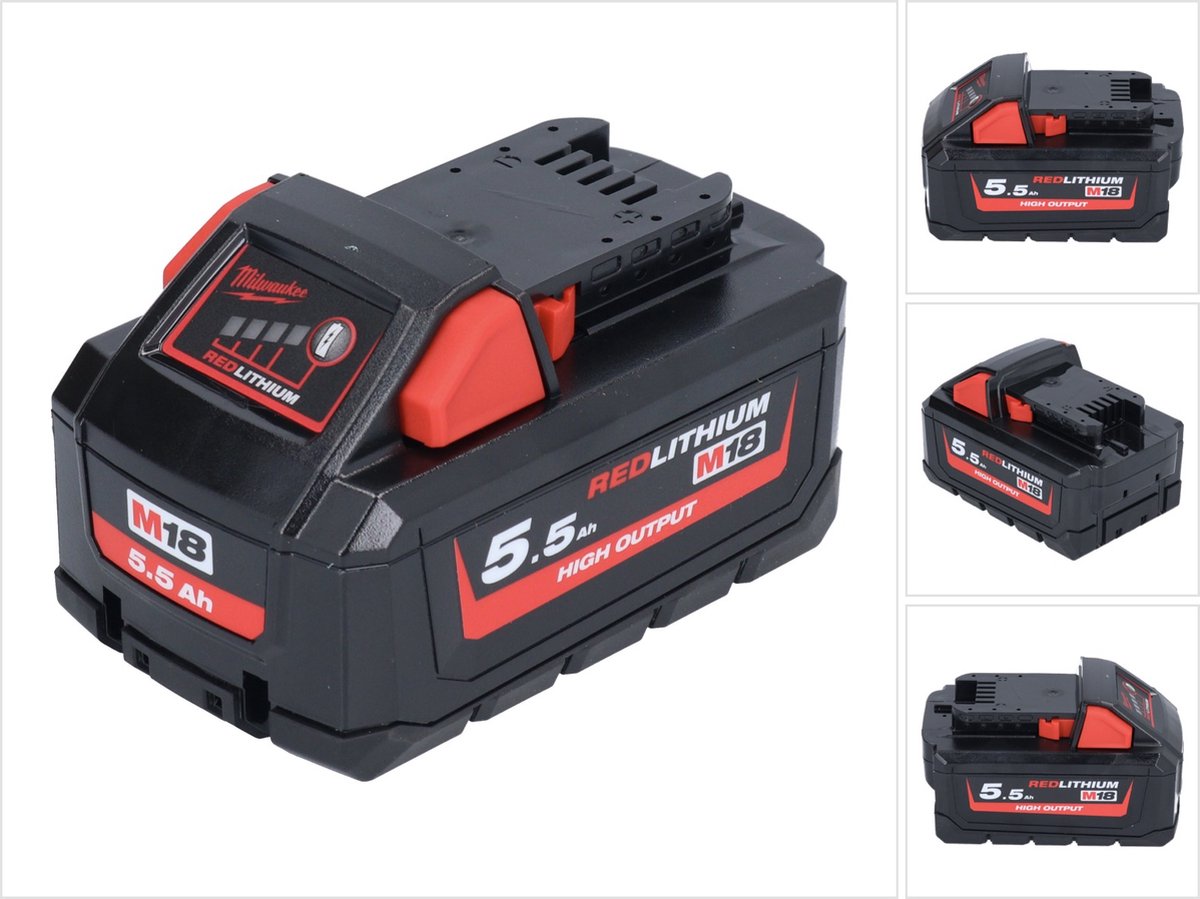 Milwaukee M18 HB5.5 18V Li-Ion High Output Accu - 5.5Ah