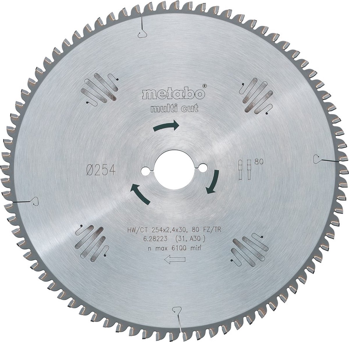 Metabo 628226000 Cirkelzaagblad HW/CT - 315 X 30 X 96HW/CT