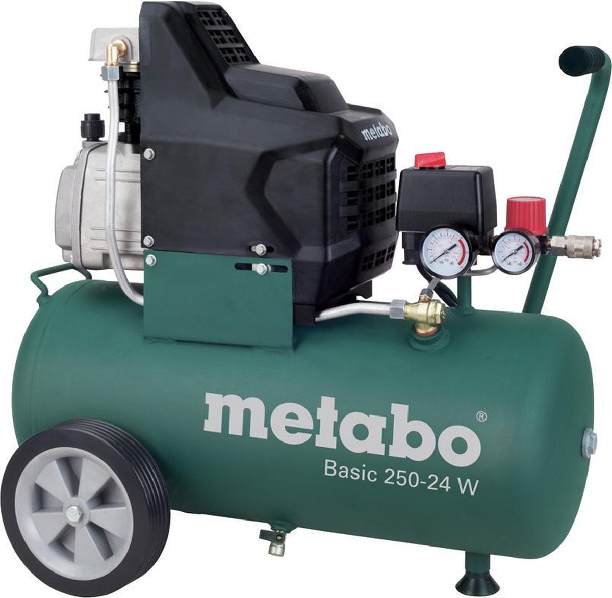 Metabo Basic 250-24 W Compressor - 1500W - 8 Bar - 24L - 95 L/min