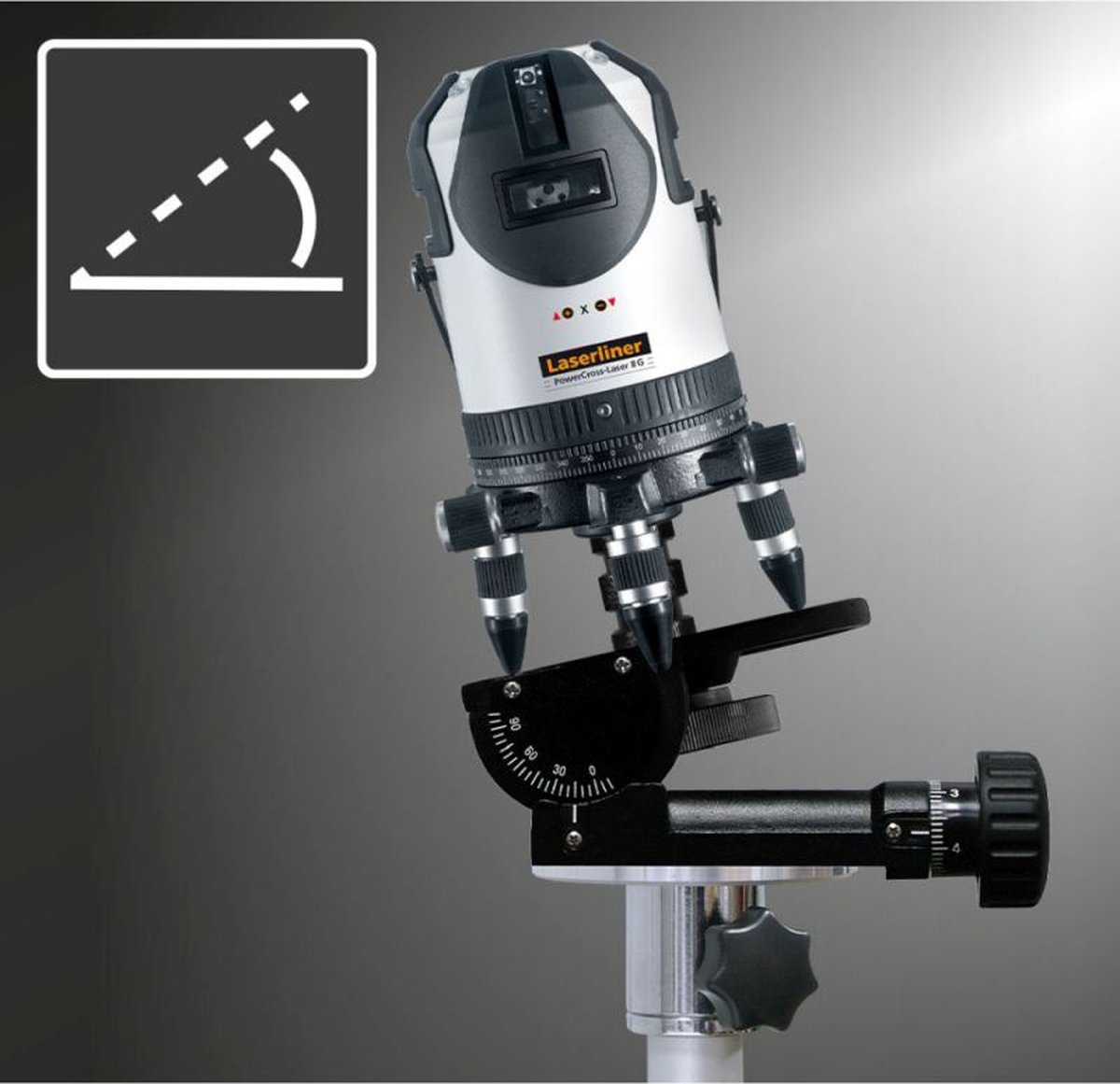 Laserliner 032.090L Kruislijnlaser Set (1x 1,7Ah) In Systainer - 8 Lijnen - Groen - 55m