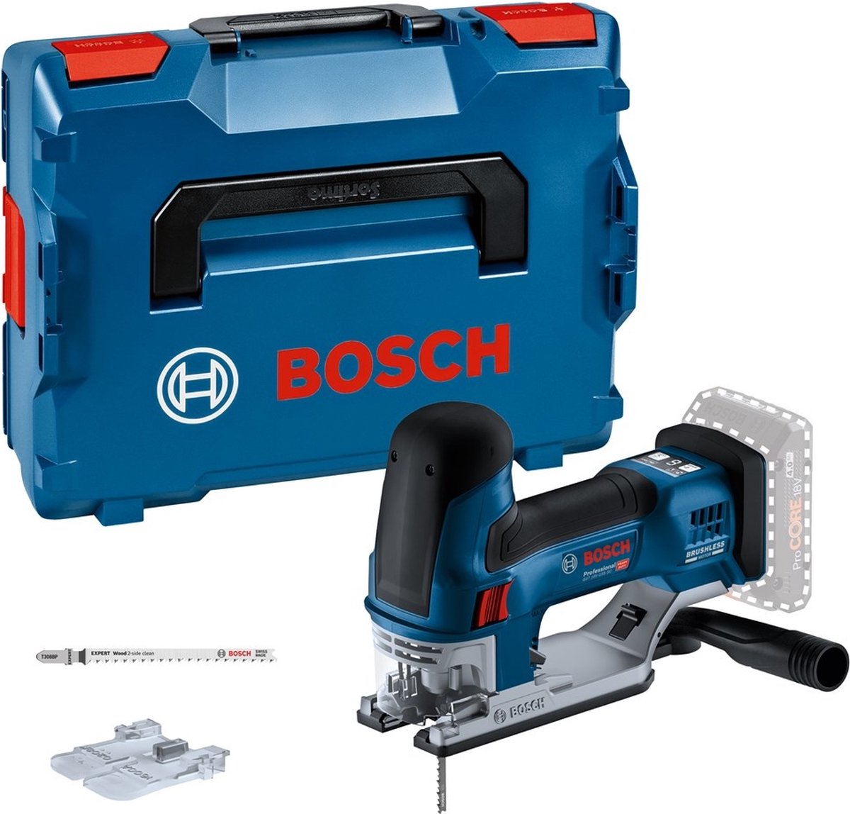 Bosch GST 18V-155 SC 18V Li-ion Accu Decoupeerzaag Body In L-Boxx - 360° Grip - 3800 Tpm