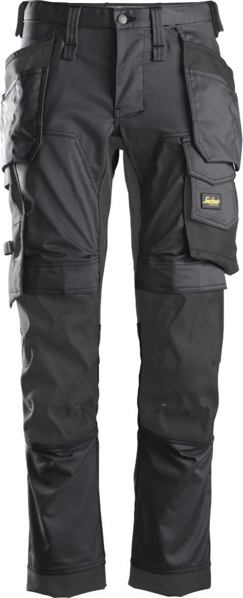 Snickers 6241 AllroundWork Stretch Werkbroek Met Holsterzakken - Staal Grijs - Maat 046