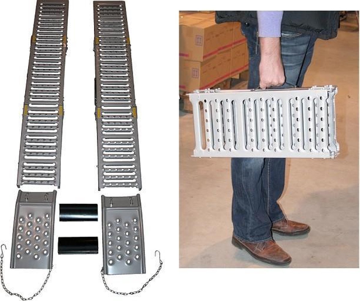 Oprijplaten 0,5 ton 200cm (2 stuks)
