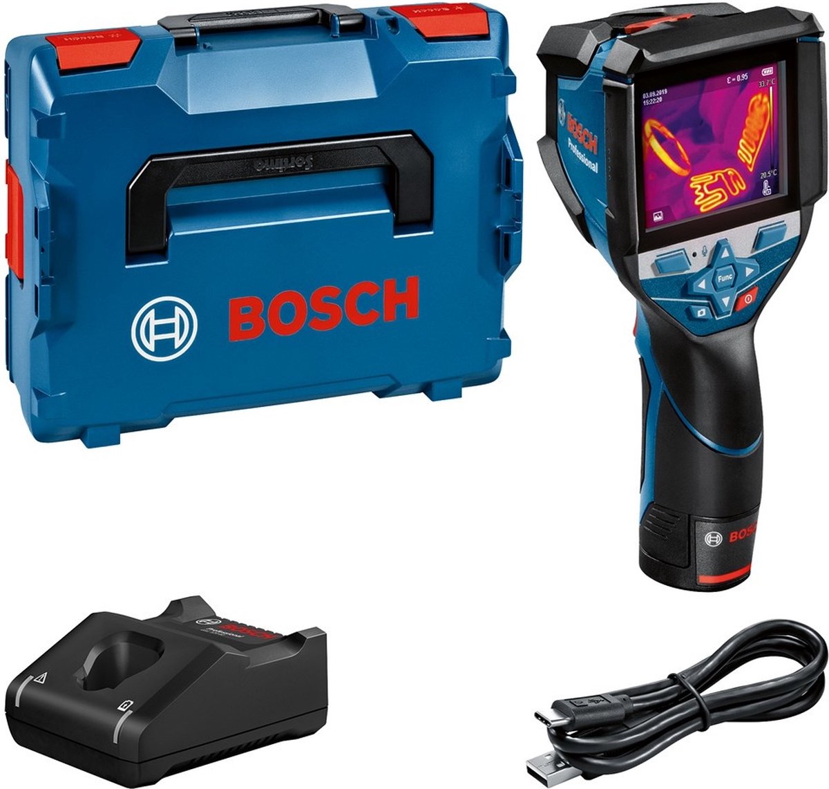 Bosch GTC 600 C 12V Li-ion Accu Thermodetector In L-Boxx