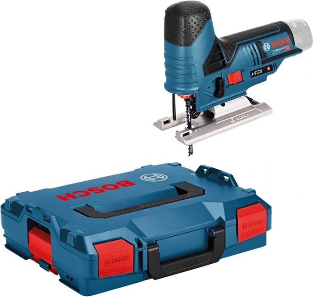 Bosch GST 12V-70 12V Li-Ion Accu Decoupeerzaag Body In L-Boxx - T-greep - Variabel