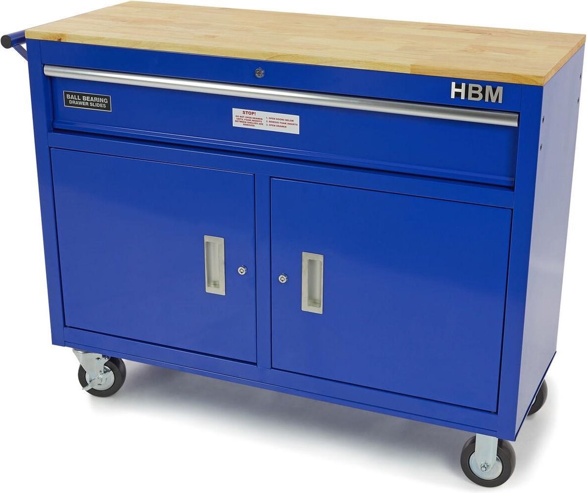 Gereedschapswagen / werkbank 125 cm BLAUW