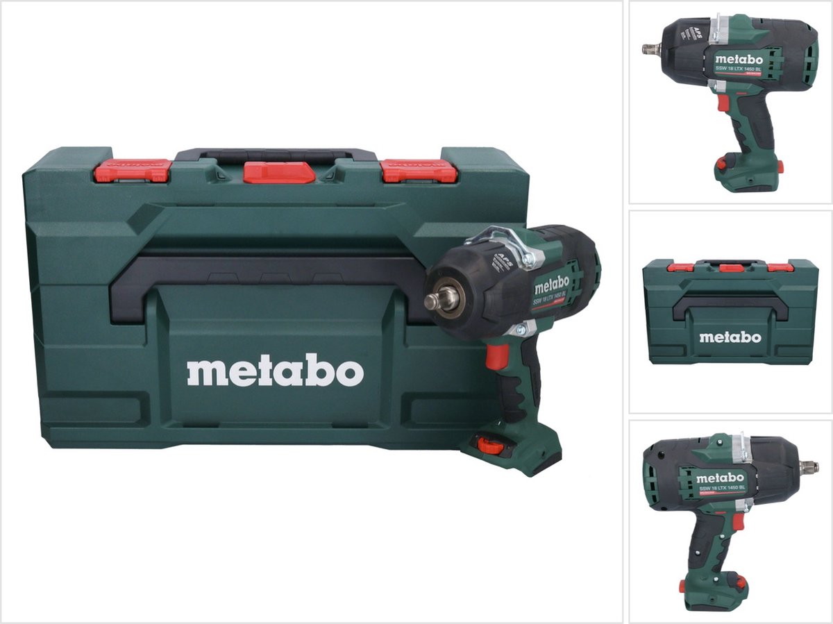 Metabo SSW 18 LTX 1450 BL Body 18V Li-ion Accu Slagmoersleutel Body In Metabox