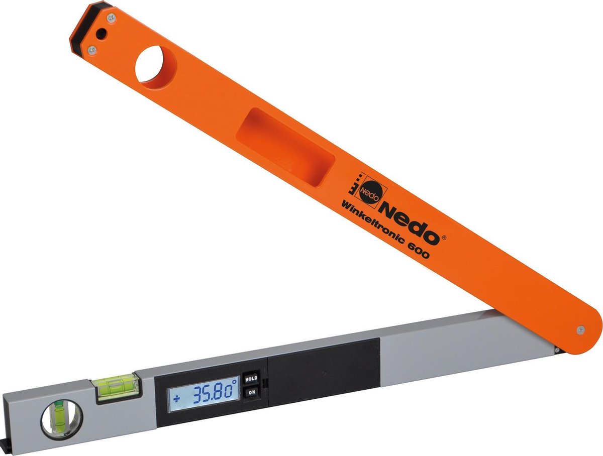 Nedo Winkeltronic Hoekwaterpas - Digitaal - 600mm