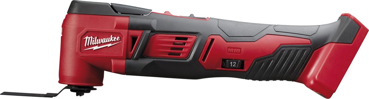 Milwaukee M18 BMT-421C 18V Li-Ion Accu Multitool Set (1x 4.0Ah&1x 2.0Ah Accu) + 8 Delige Accessoireset In HD-Box