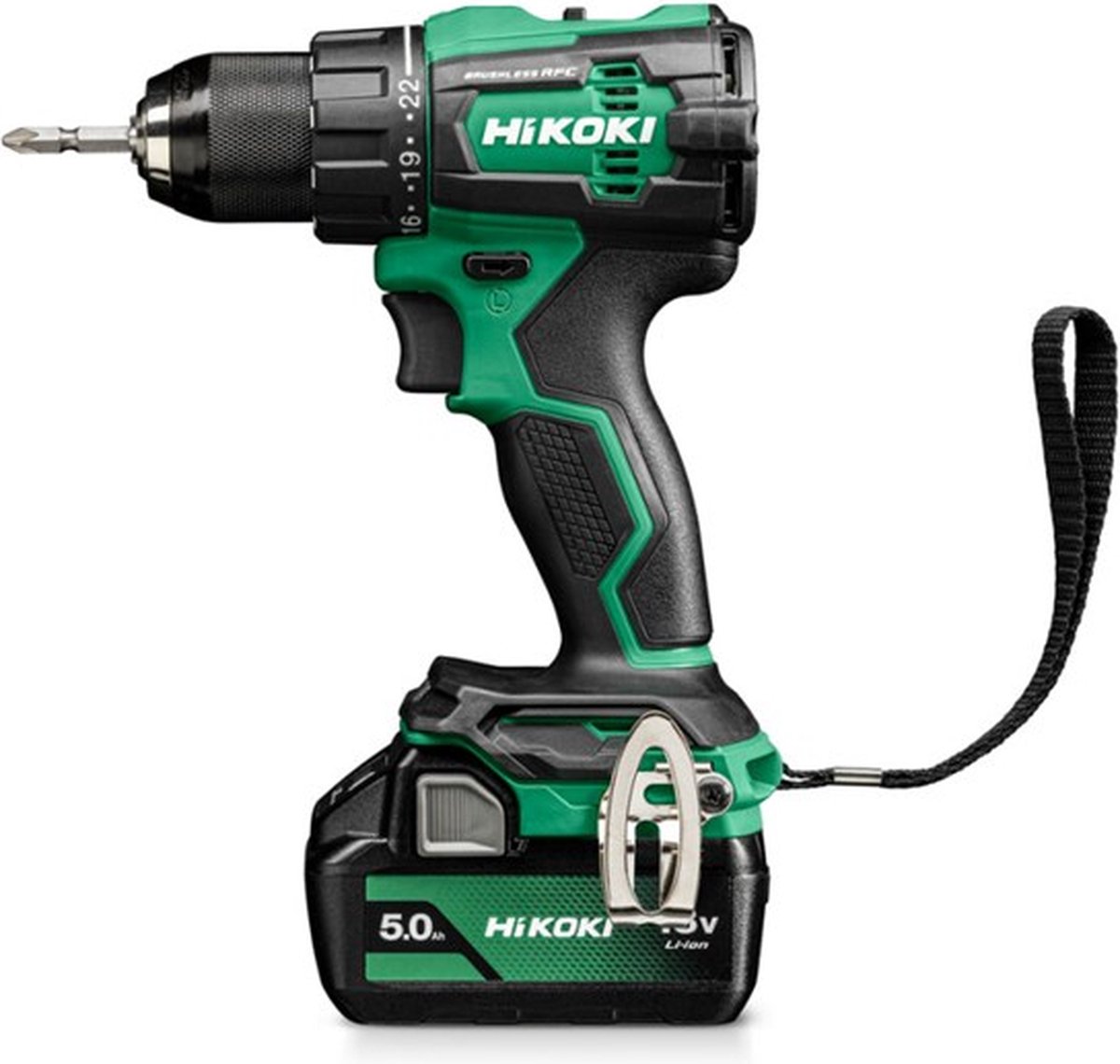 HiKOKI DS18DE WFZ Accu Boor-schroefmachine 18V - BL - 70Nm - MV - 2x 18V 5-0Ah - In HSC II